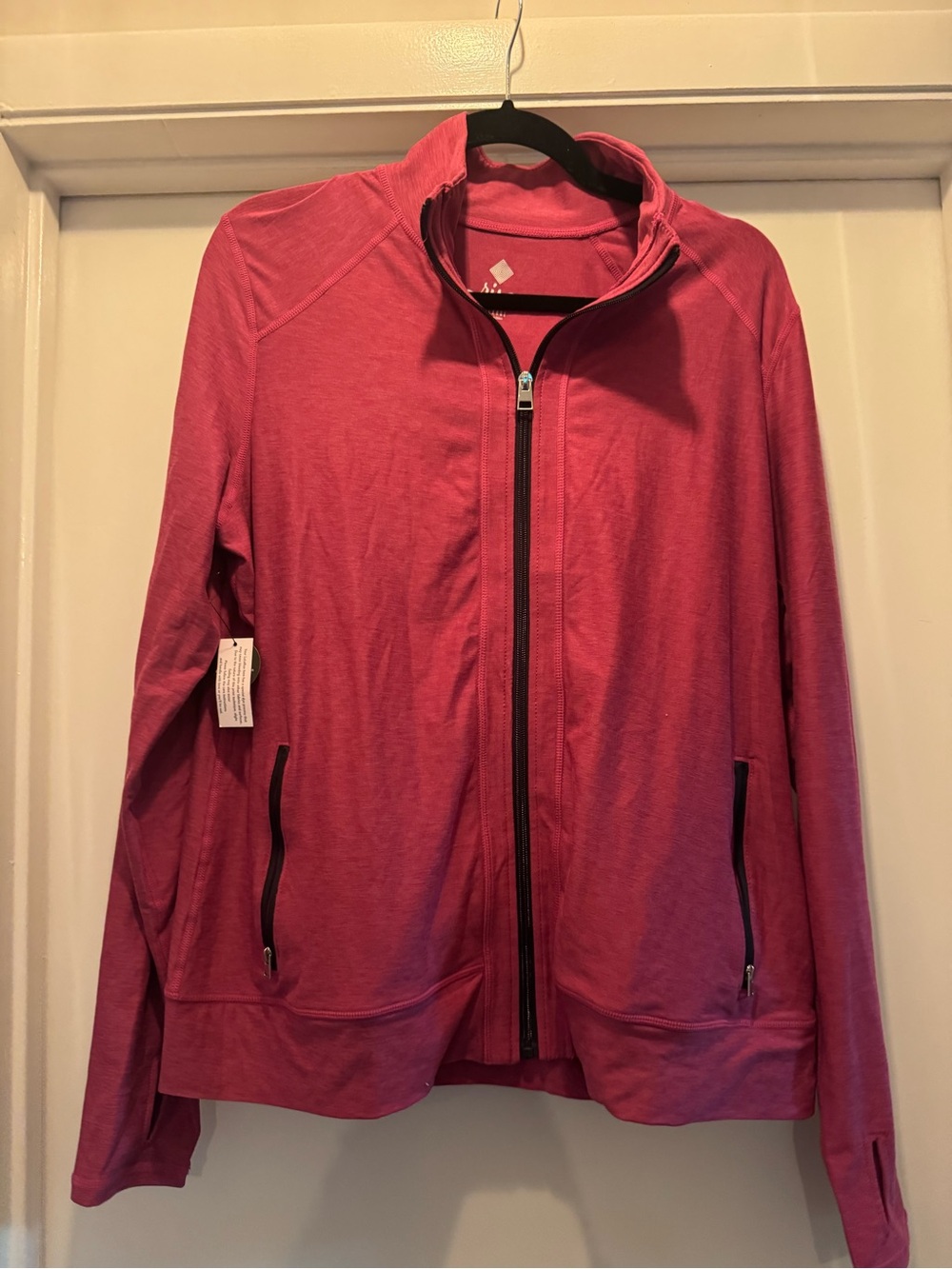 LuLaRoe Bold Pink Full-Zip Yoga Jacket